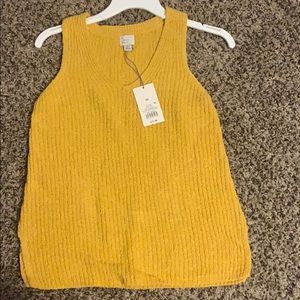 Sweater tank top